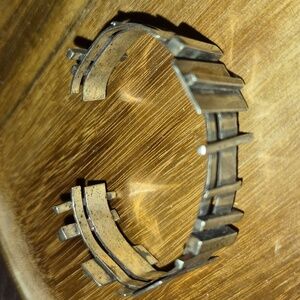 Brutalist Silver Men's Bracelet